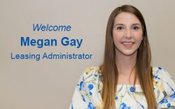 Welcome Megan Gay Leasing Administrator